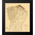thumbnail image 2 of Mills 15x17 Black Modern Framed Museum Art Print Titled - Pendleton South Carolina Landowner - Mills 1825, 2 of 5