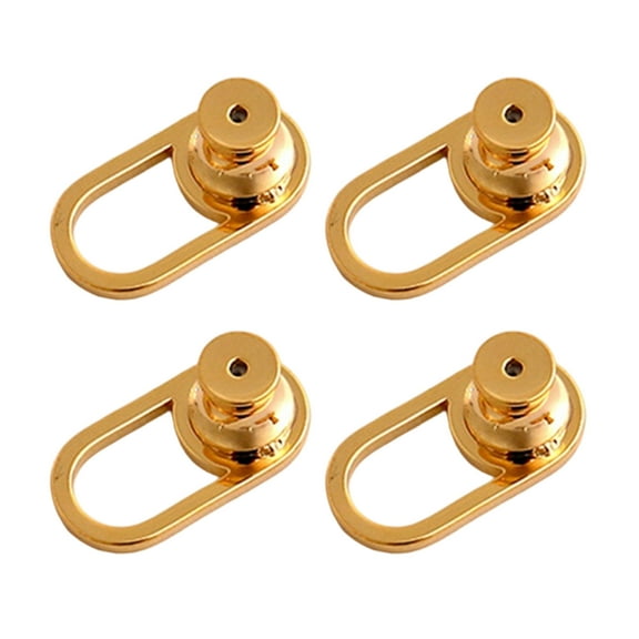 lixuesong Pack of 4 Earring Backs for Droopy Ears U Shaped Metal Lifter for Heavy Earrings Stylish Earring Stabilizers