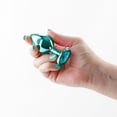thumbnail image 2 of Rear Assets Aluminum Anal Plug, Medium, Teal, 2 of 5