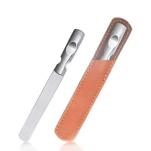 Stainless steel nail file, double-sided metal buffer nail files