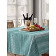 thumbnail image 6 of Duck Green Table Cloth, Waterproof Tablecloth for Rectangle Tables, Vintage Modern Abstract Art Ombre Reusable Washable Fabric Table Cover for Restaurant Kitchen Dining Tables 60"x84", 6 of 9