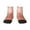 2 Black-2, variant on Pig'S Tail Pattern Quarter Crew Socks,Toe Seamed Ankle Socks,Cotton Cushioned Breathable Athletic Crew Sports Socks