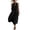 Black, variant on Sleeveless Dresses Womens Backless Halter Neck Maxi Dress Casual Loose Fitted Flowy Sundress for Summer Beach Vacation