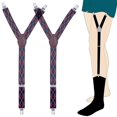 thumbnail image 1 of Ligas elásticas ajustables para camisas de hombre, calcetines, clips antideslizantes, 1 of 1