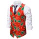 thumbnail image 2 of Chaleco navideño para hombre, chaleco con estampado navideño, chaleco con estampado 3D de Papá Noel, 2 of 6