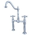 thumbnail image 1 of Kingston Brass KS1071AX Victorian Vessel Faucet, Polished Chrome, 1 of 3