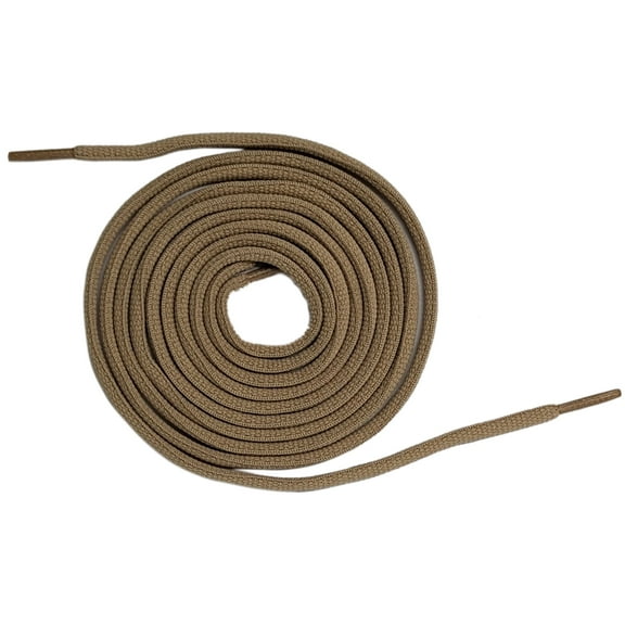 Khaki Oval Athletic Sneaker 45 Inch Shoelaces