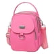 thumbnail image 1 of Bolsa de hombro casual Oxford para celular de mujer, compartimentos múltiples, color rosa, 1 of 2