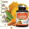 Turmeric Curcumin Highest Potency 95 1950mg with Bioperine Black