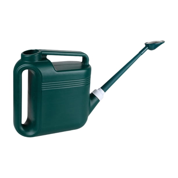Regadera de jardín con cabezal aspersor extraíble de metal, moderna regadera de jardín con gran capacidad para , césped de jardín.