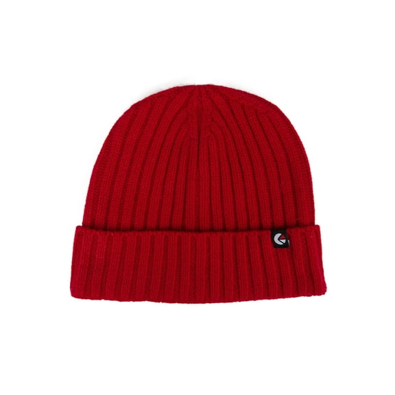 Red | Wool Fold Beanie