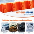 thumbnail image 5 of Universal Anti-Skid Snow Tire Chains,High-Strength Nylon Emergency Traction Aids Featuring Vibrant Orange Dual-Teeth,Reusable, Shock-Absorbing Design for Winter Driving on Icy or Muddy Roads, 5 of 7