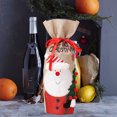 thumbnail image 4 of Bolsa de botella de vino de Navidad Decoraciones de fiesta para suministros de ambiente de Navidad (B) Sywqhk Libre de BPA, 4 of 8