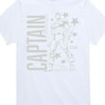 thumbnail image 3 of Marvel Captain America - Monochrome - Toddler and Youth Short Sleeve Graphic T-shirt, 3 of 5