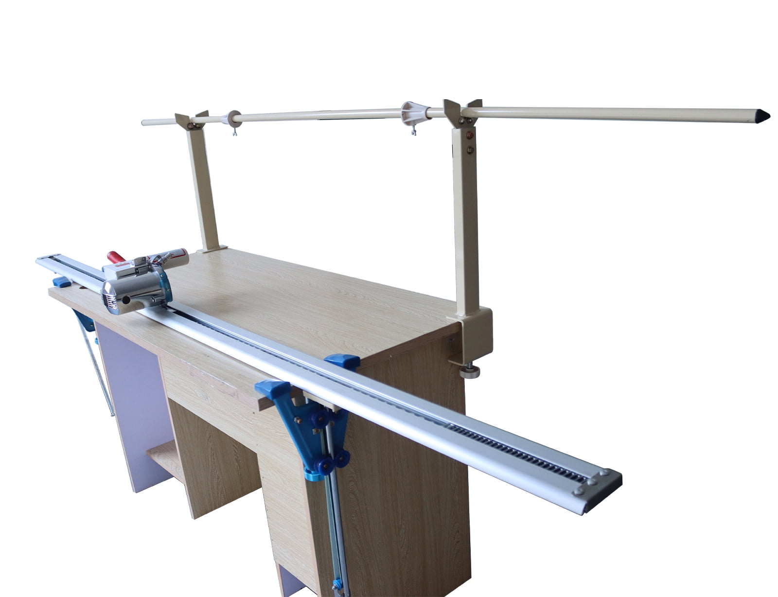 High-Speed Fabric Cutting Machine 2.2-Meter Guide Rail Delay Function 220V