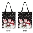 thumbnail image 2 of Yuyamidu Snowman Car Trash Bag Snowflake Car Garbage Bags Multipurpose Car Storage Bag Foldable Car Accessories Car Back Seat Organizers and Storage, Christmas, 2 of 7