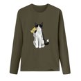 thumbnail image 3 of Blusa de manga larga con estampado informal para mujer Fridja  hj818, 3 of 6