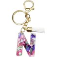 thumbnail image 1 of Letter Keychain,26 Letters A-Z Decorative Letter Keychain,Name Keychain for Women Girls Men Teenager Gift, 1 of 2