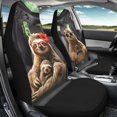 thumbnail image 4 of XYZCANDO Car Seat Covers Elastic Fabric Comfort Car Front Seat Covers car Front Seats Interior, Easy to Install and Clean Breathable Truck Sedan, 4 of 10