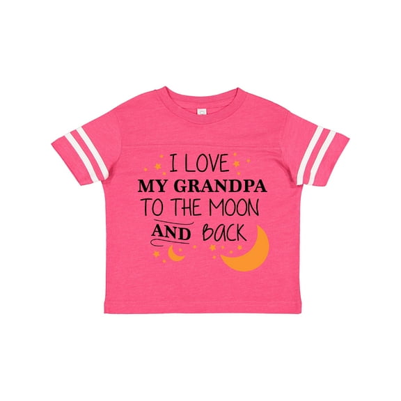 Inktastic I Love My Grandpa to the Moon and Back Boys or Girls Toddler T-Shirt