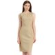 thumbnail image 1 of INSPIRE CHIC Vestido De Tubo Midi Ajustado Sin Mangas Con Cuello En V Para Trabajo En La Oficina Y Negocios Para Mujer Albaricoque L, 1 of 6