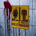 thumbnail image 3 of Bathroom Door Decoration Sign Decoration Toilet Design Sticker Skeleton Bathroom Products, 3 of 8
