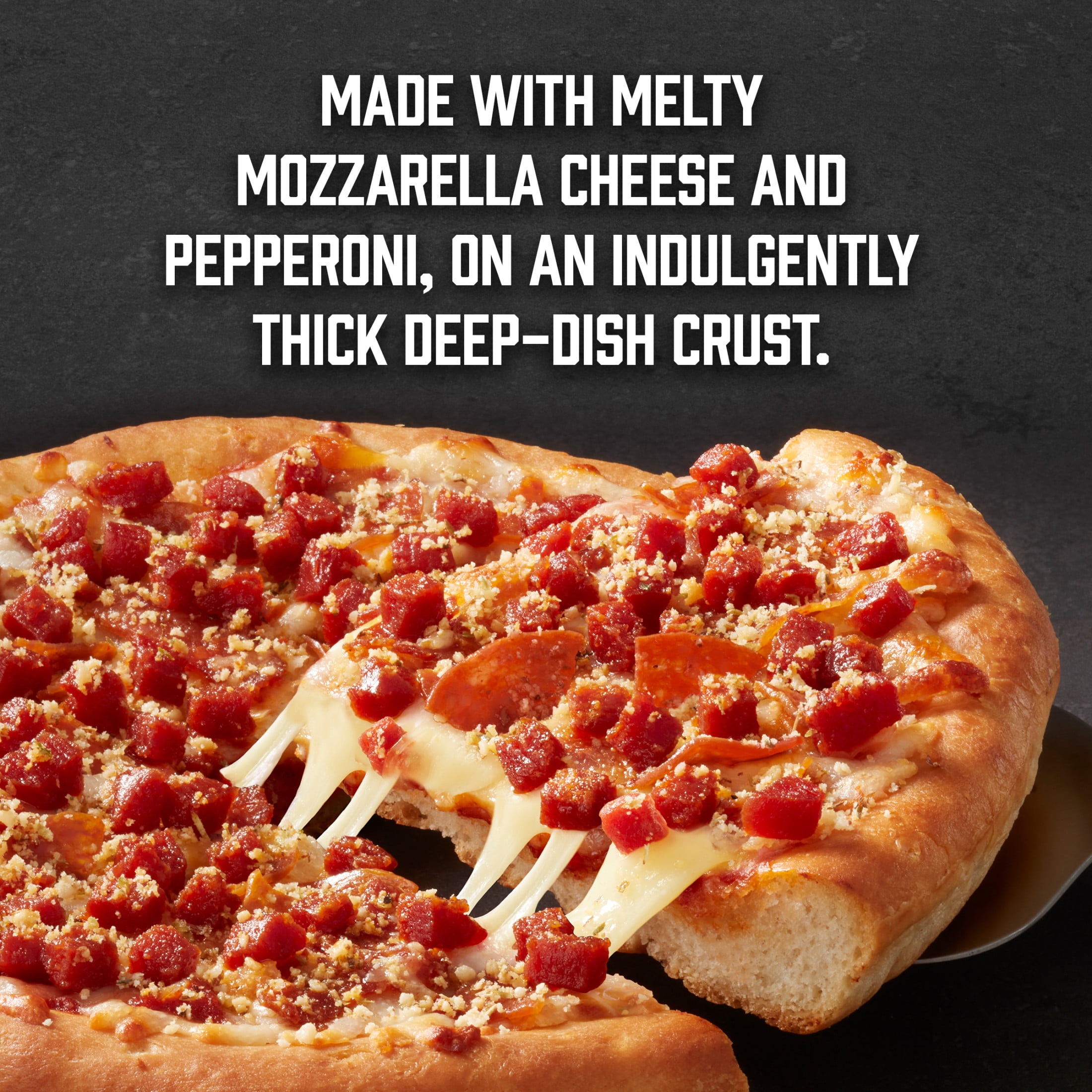 Red Baron Ultimate Pepperoni Deep Dish XL Frozen Pizza, 11.12 oz