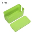 thumbnail image 3 of Uxcell Cable Management Box PP Cord Organizer Box w Tie to Hide Wires & Power Strips for Home Small Green, 3 of 6