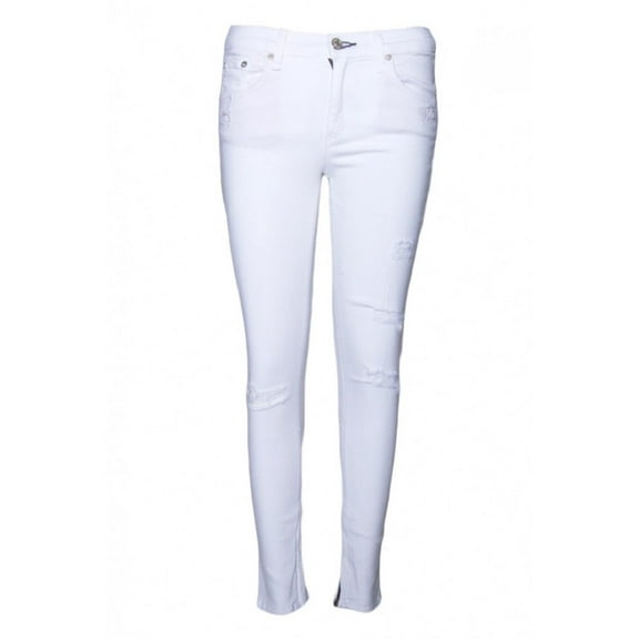 rag & bone Zipper Capri White Jeans 24