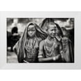 thumbnail image 1 of Flour, Piet 14x11 White Modern Wood Framed Museum Art Print Titled - Karo girls sharing a scarf, 1 of 4