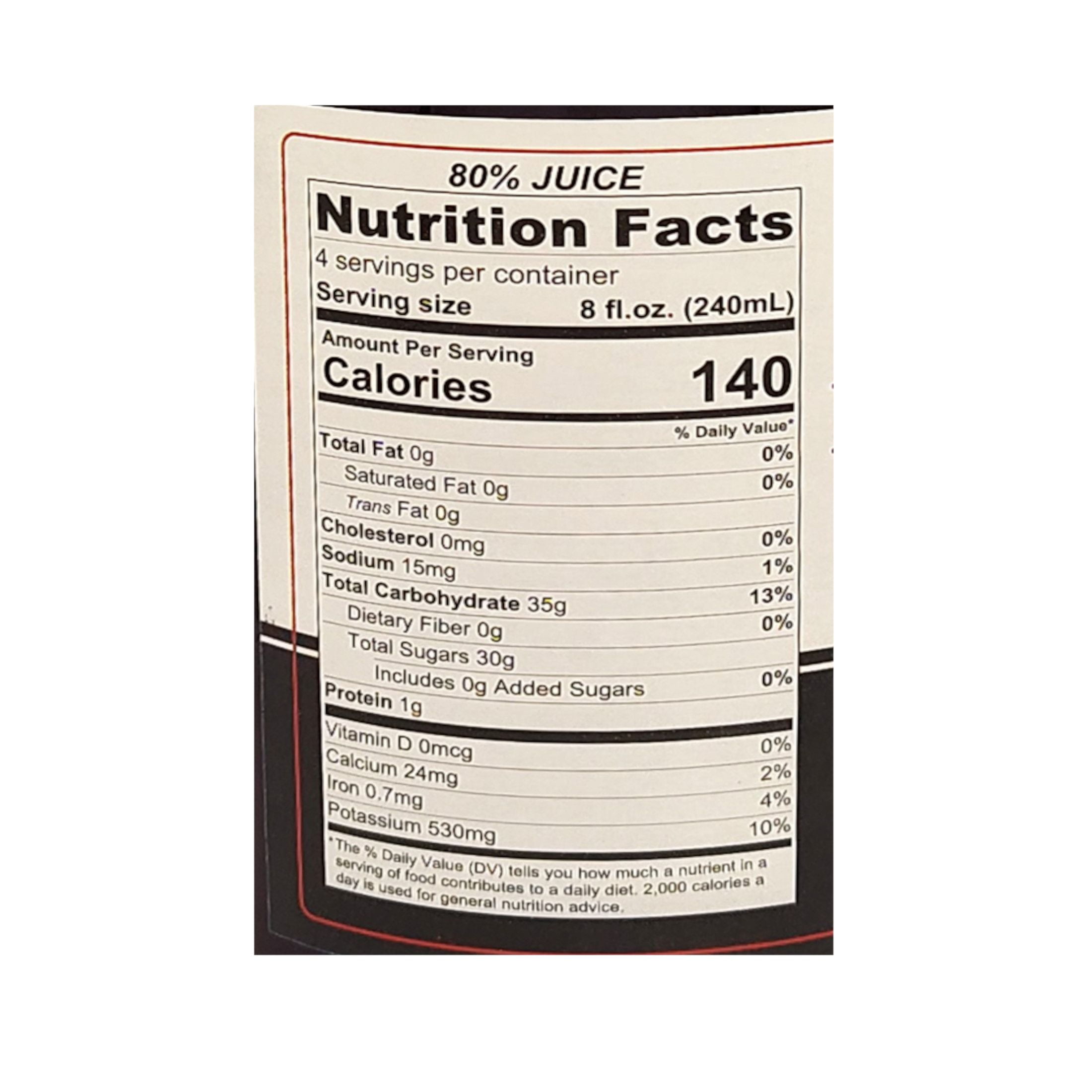 Marco Polo Pomegranate Blueberry Juice with Smooth Texture, 33.8 Fl Oz