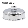 thumbnail image 3 of Unique Bargains 84mm 14 Flutes Silver Tone Metal Car Oil Filter Cap Wrench Socket Remover Tool, 3 of 3