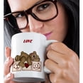 thumbnail image 2 of 3dRose, Adorable Teddy Bear On I Luv U Blocks, 15oz Mug, 2 of 7