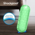 thumbnail image 3 of Fintie Protective Case for Chromecast with Google TV HD 2022 / 4K 2020 Voice Remote - CaseBot Lightweight Anti-Slip Shockproof Silicone Cover for Chromecast Voice Remote Controller, Green Glow, 3 of 8