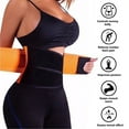 thumbnail image 5 of Cinturón Moldeador De Cintura Cinturón Moldeador De Cintura Magic Sticker Body Shaper Belt Elástico Ajustable Cintura Trainer Band (S Naranja), 5 of 5
