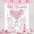 thumbnail image 3 of 50th Birthday Gifts for Women, 50th Birthday Gifts Blanket with Gift Box, 50 Year Old Gifts for Women Friends, 50th Birthday Gifts for Women Turning 50, Gifts for 50th Birthday Woman, 3 of 6