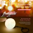 thumbnail image 3 of Regalos de la lámpara de la decoración del llavero de la luz de la luna de la impresión 3D de la noche (luz) blanco Hugtrwg Para estrenar, 3 of 6