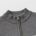 thumbnail image 6 of MKOSPLRT Boys Sweater Cardigan 1-8Y Full Zip Mock Neck Striped Sweaters Long Sleeve Fall Knit Cardigans Color Block Comfy Jackets, 6 of 9