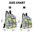 thumbnail image 2 of FORMRS Mini Backpack Purse for Women Travel Daypack Casual Shoulder Bag, Blue Plaid Lemon, 2 of 7