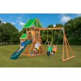 thumbnail image 4 of Woodlands Wooden Playset with Picnic Table, Slide & Sandbox, 4 of 9