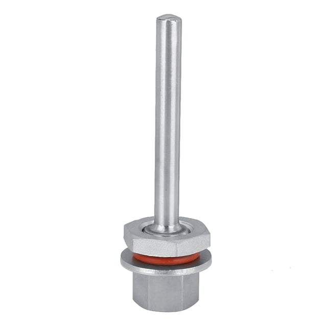 Kit de termómetro, termopozo de acero inoxidable de 4 pulgadas Termopozo de acero inoxidable muy versátil