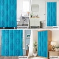 thumbnail image 5 of Shower Curtain Bathroom Set Nautical Anchor Blue Plank Waterproof Fabric Shower Curtains with Grommets&Hooks, Retro Country Wood Grain Privacy Bath Curtain for Bathtub 60x72in, 5 of 9