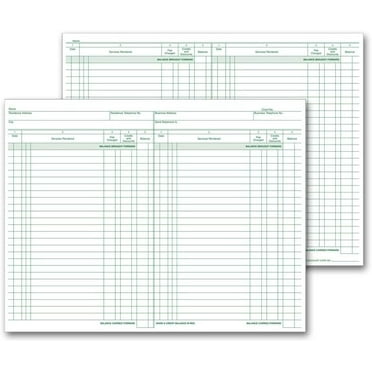 20082.2 Patient Service & Account Records 11 x 8 1/2" Qty 250