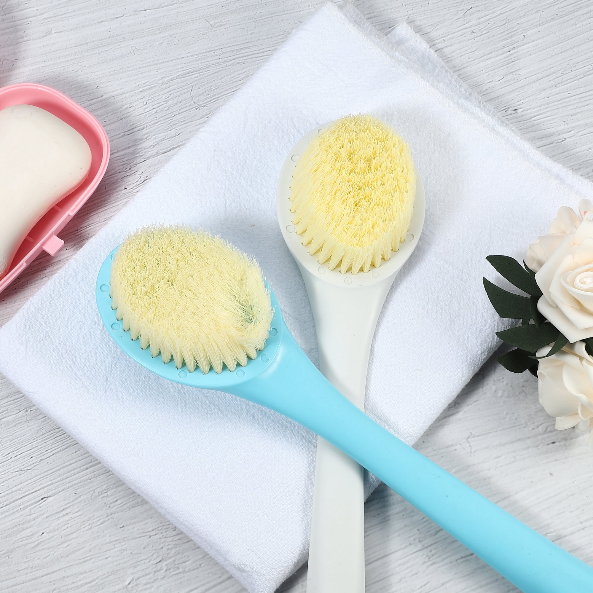 Unique Bargains Back Scrubber Long Handle 1Pc White