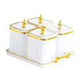 thumbnail image 3 of WeiLaiKeQi Dried Fruit Plate es Appetizer Serving Tray for Party Home Condiment white, 3 of 9