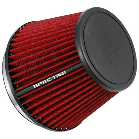 Spectre Universal Clamp-On Air Filter: High Performance, Washable Filter: Round Tapered; 6 in (152 mm) Flange ID; 6.219 in (158 mm) Height; 7.719 in (196 mm) Base; 5.219 in (133 mm) Top, SPE-HPR9886