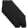 thumbnail image 1 of Calzoncillos tipo bóxer Gildan de Underwear para hombre, color negro, paquete de 10, 1 of 6