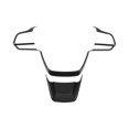 thumbnail image 2 of Steering Wheel Frame Set, Steering Wheel Trim Carbon Fiber Style Wearproof  For Decoration Replacement For Highlander 2020-2022, 2 of 8