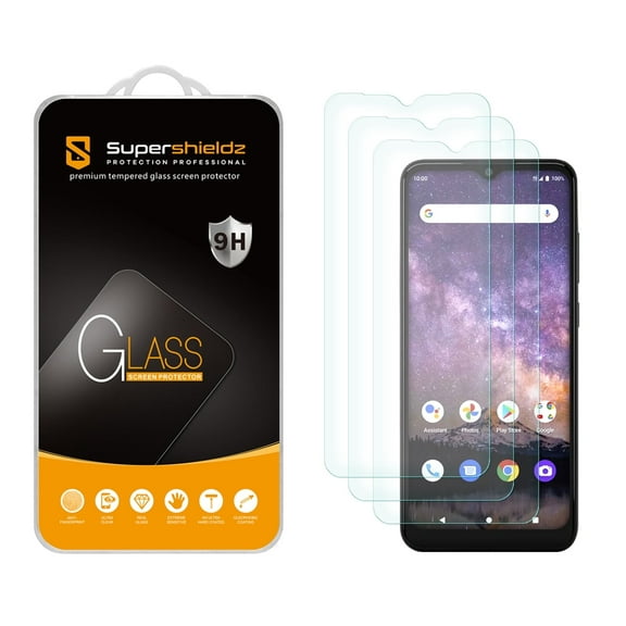 (3 Pack) Supershieldz Designed for Wiko Voix Tempered Glass Screen Protector, Anti Scratch, Bubble Free