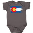 thumbnail image 3 of Inktastic Colorado Flag Distressed Look Boys or Girls Baby Bodysuit, 3 of 5